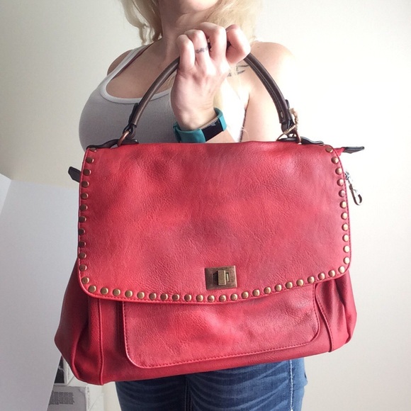 🌿 MUST HAVE 🌿 LARGE Crossbody Leather Satchel - Picture 4 of 8